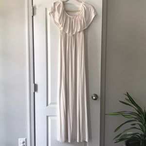Ingrid & Isabel off the shoulder maxi dress